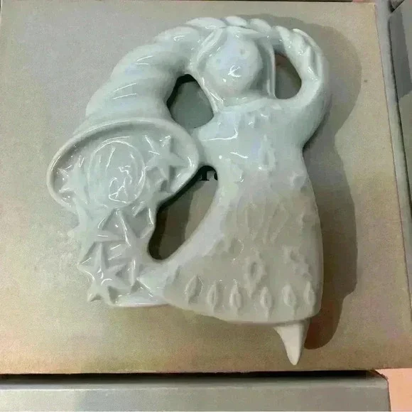 7 Piece Set Haviland Christmas Ornaments PORCELAIN  Limoges France 1971-1979 - Picture 7 of 10